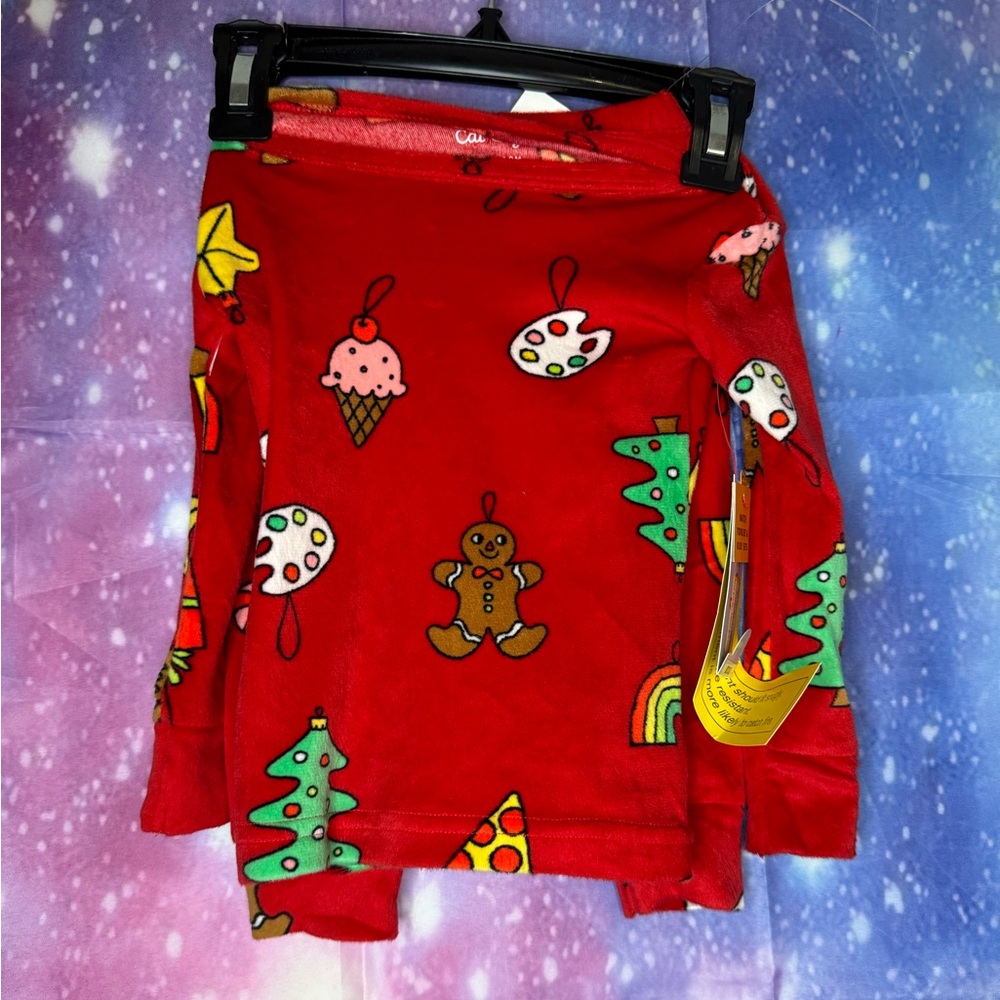 New cat & Jack fleece holiday pajamas 🛍